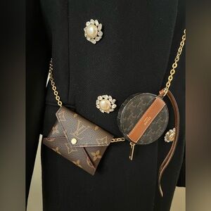 Celine and Louis Vuitton set.